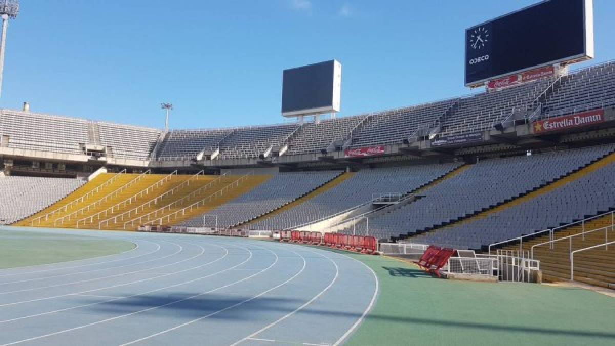 Así es el Estadio Lluís Companys dónde jugará Honduras ante Emiratos Árabes
