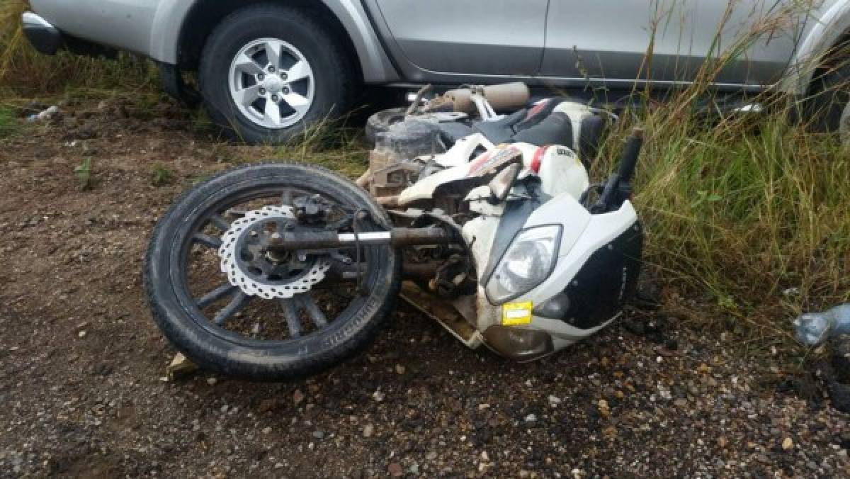 Accidente deja un motociclista muerto en carretera a Danlí