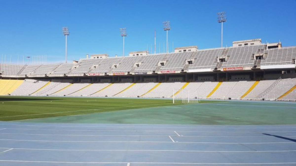 Así es el Estadio Lluís Companys dónde jugará Honduras ante Emiratos Árabes