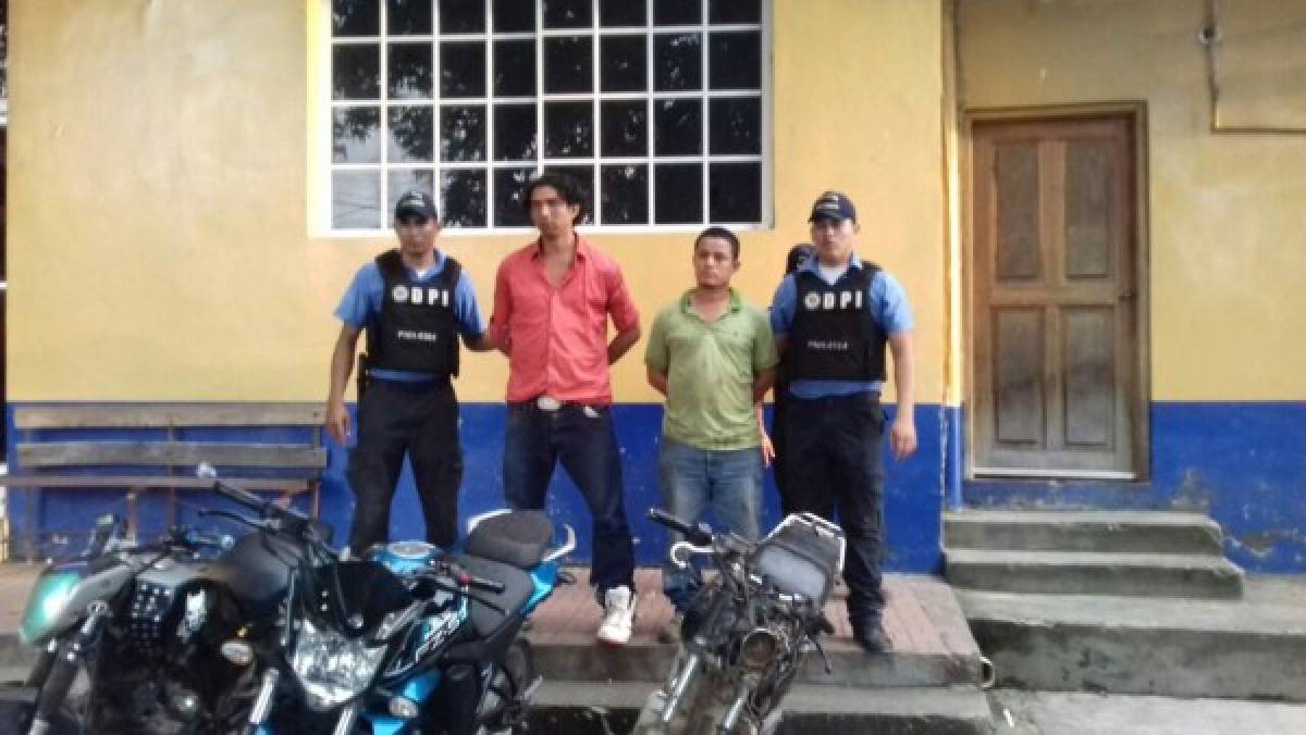 Honduras: desarticulan banda de robamotos en Choluteca