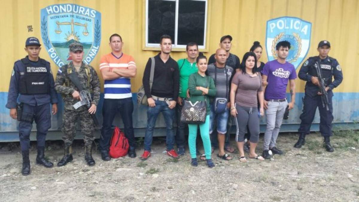 Capturan a nueve cubanos en el occidente de Honduras