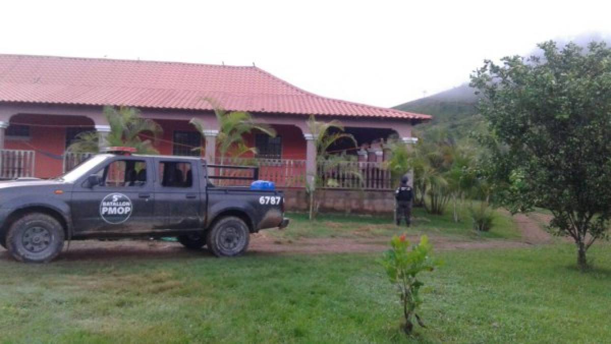Honduras: Decomisan armas en allanamiento de una hacienda en Olancho