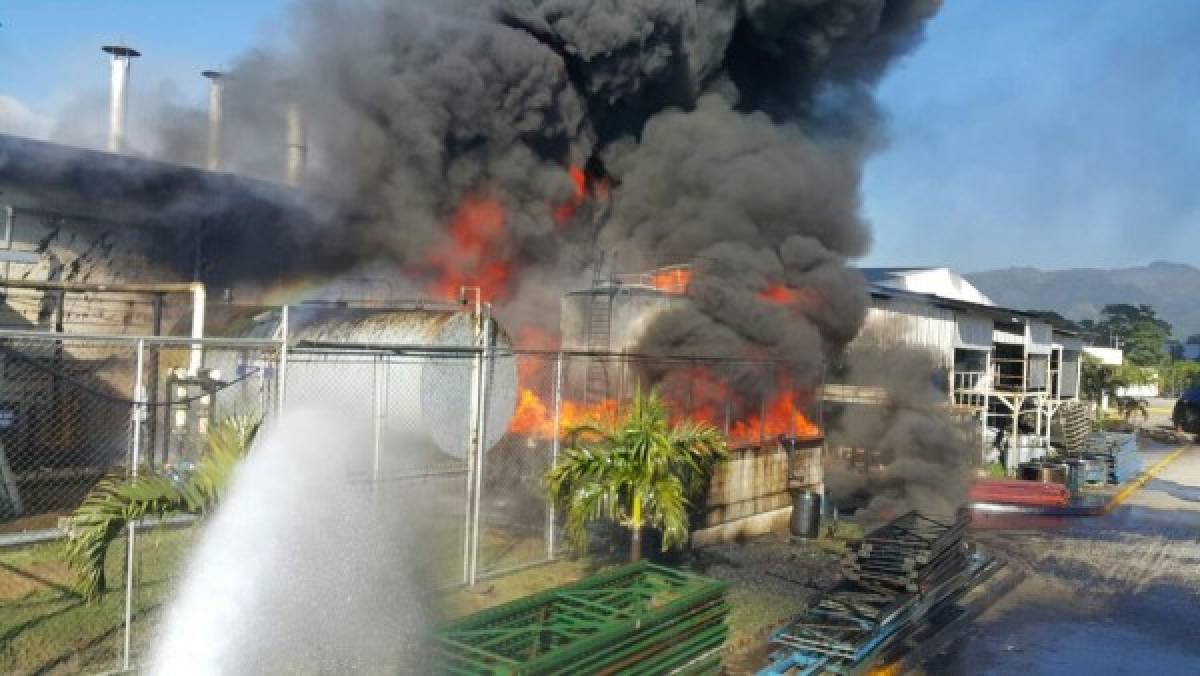Un muerto tras incendio en fábrica de Choloma