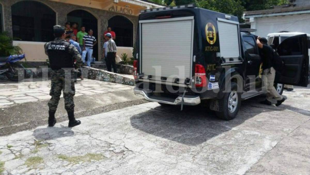 ATIC y Fusina intervienen alcaldía municipal de Ojo de Agua, Comayagua