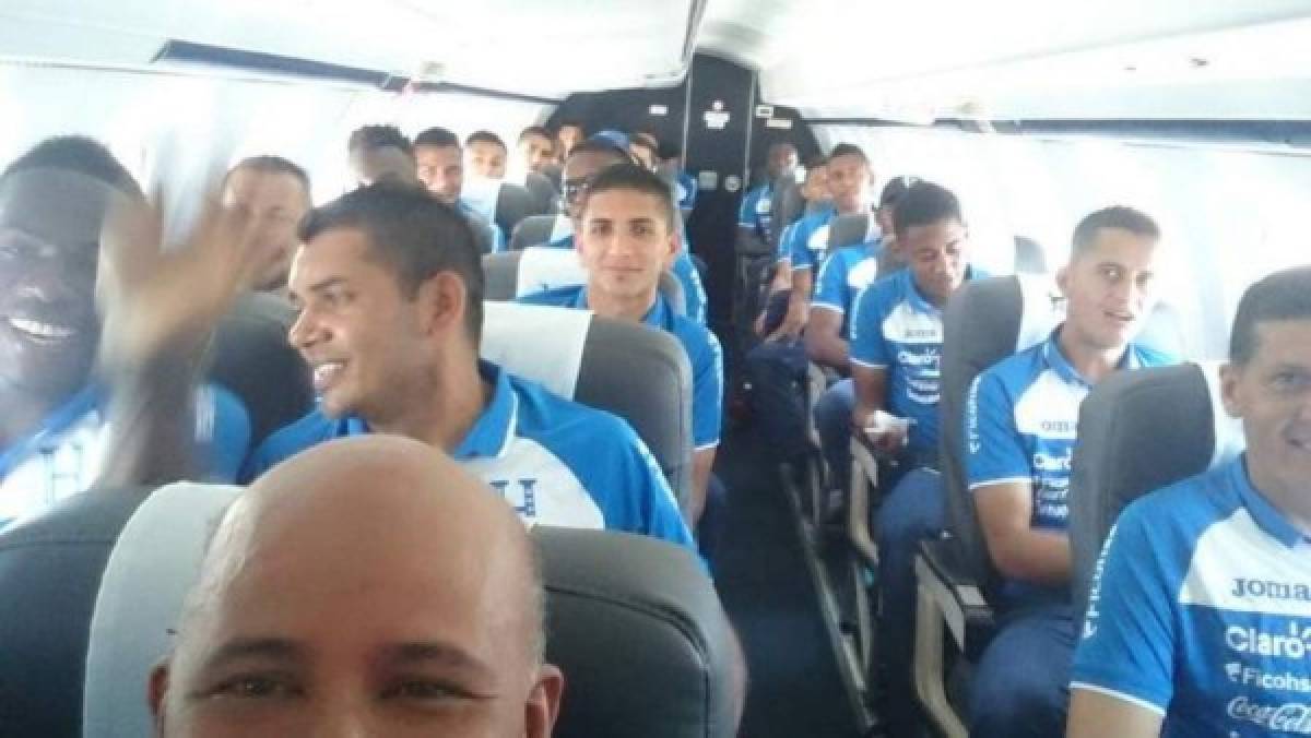 Selección de Honduras viajará esta misma noche rumbo a México