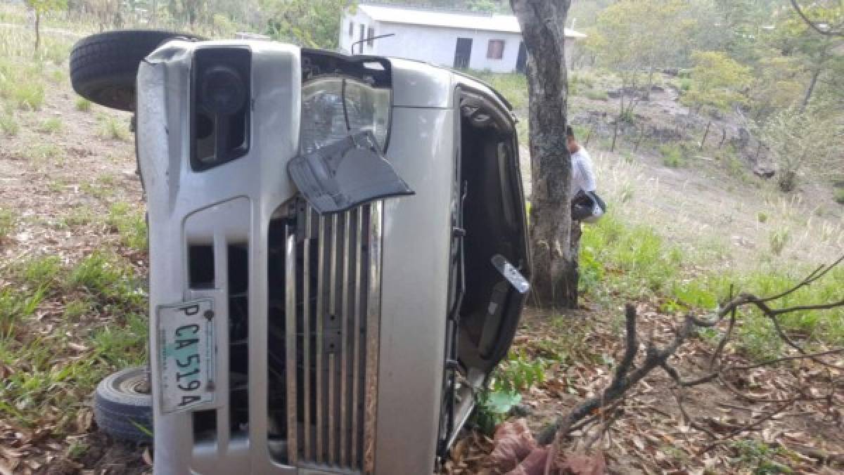 Tres muertos en brutal accidente en carretera a Olancho