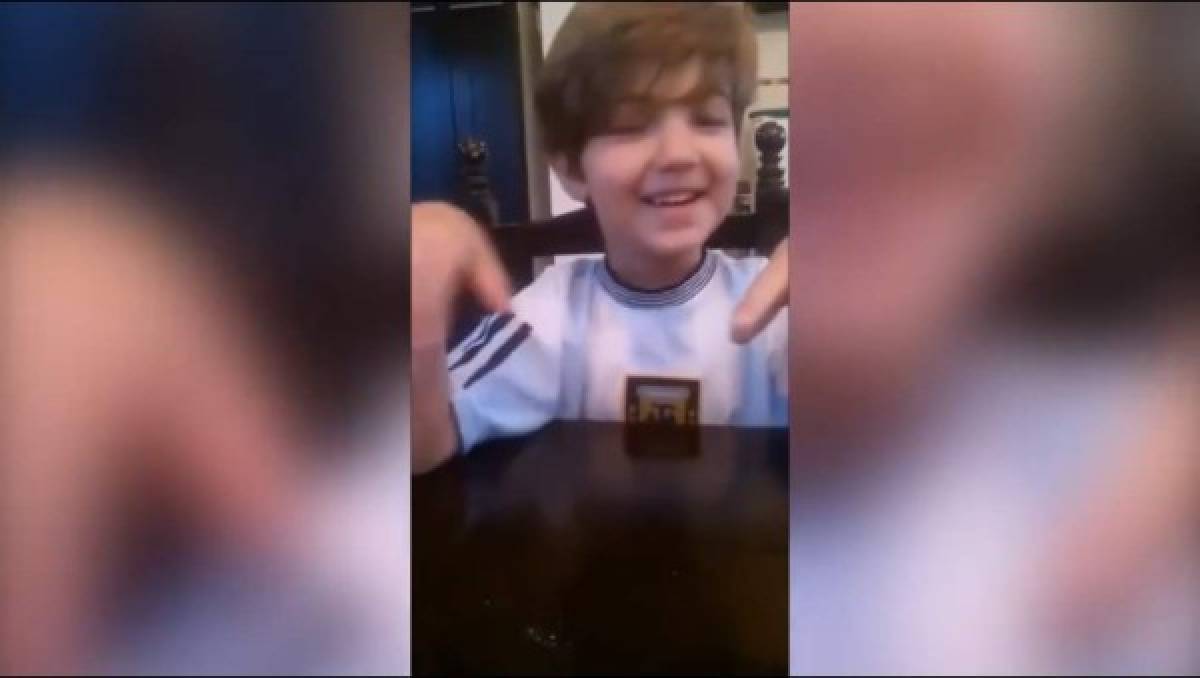 Niño le pide a Lionel Messi que no abandone la selección Argentina