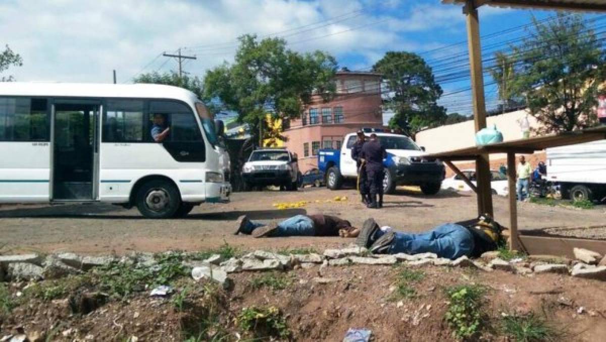 Matan a vendedor y despachador de buses en la capital de Honduras