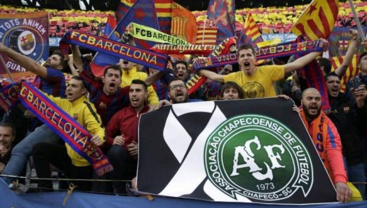 Chapecoense confiesa que el Barcelona fue el único club europeo que los apoyó económicamente