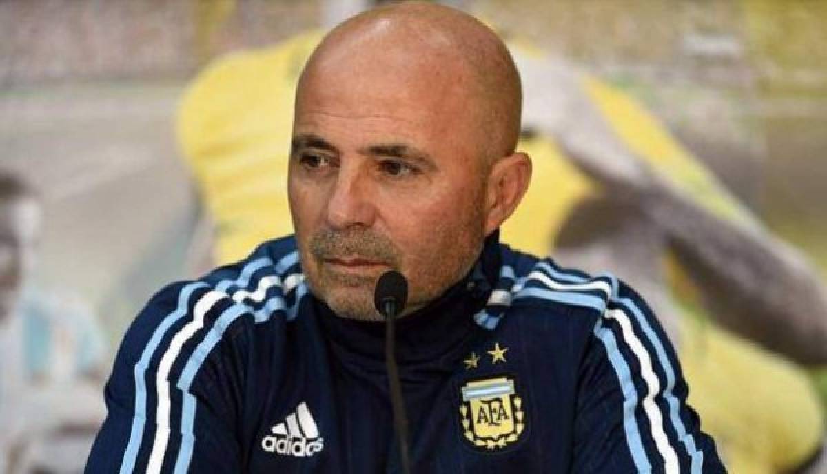 Jorge Sampaoli, entrenador de la selección nacional de Argentina. (AFP)