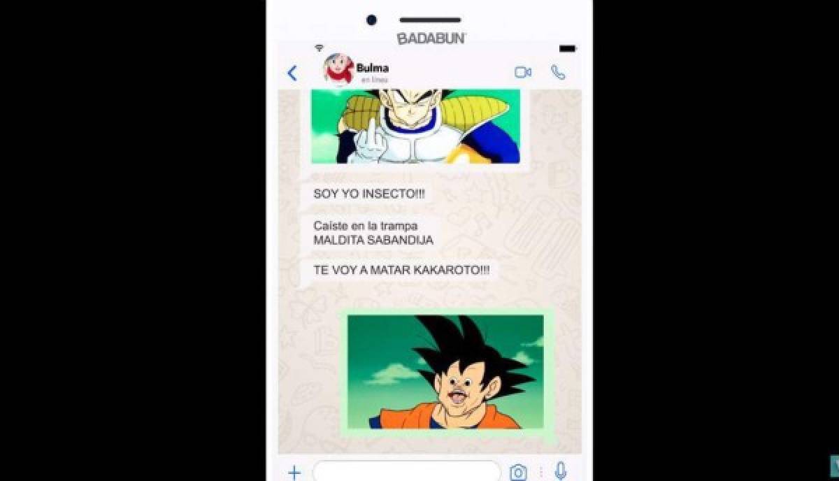 WhatsApp: Se vuelve viral conversación entre Gokú y Bulma