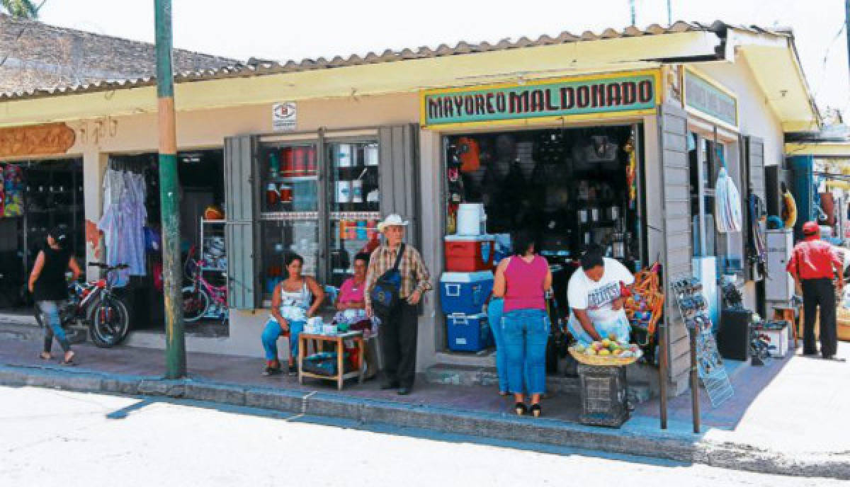 En auge zonas comerciales de Comayagua