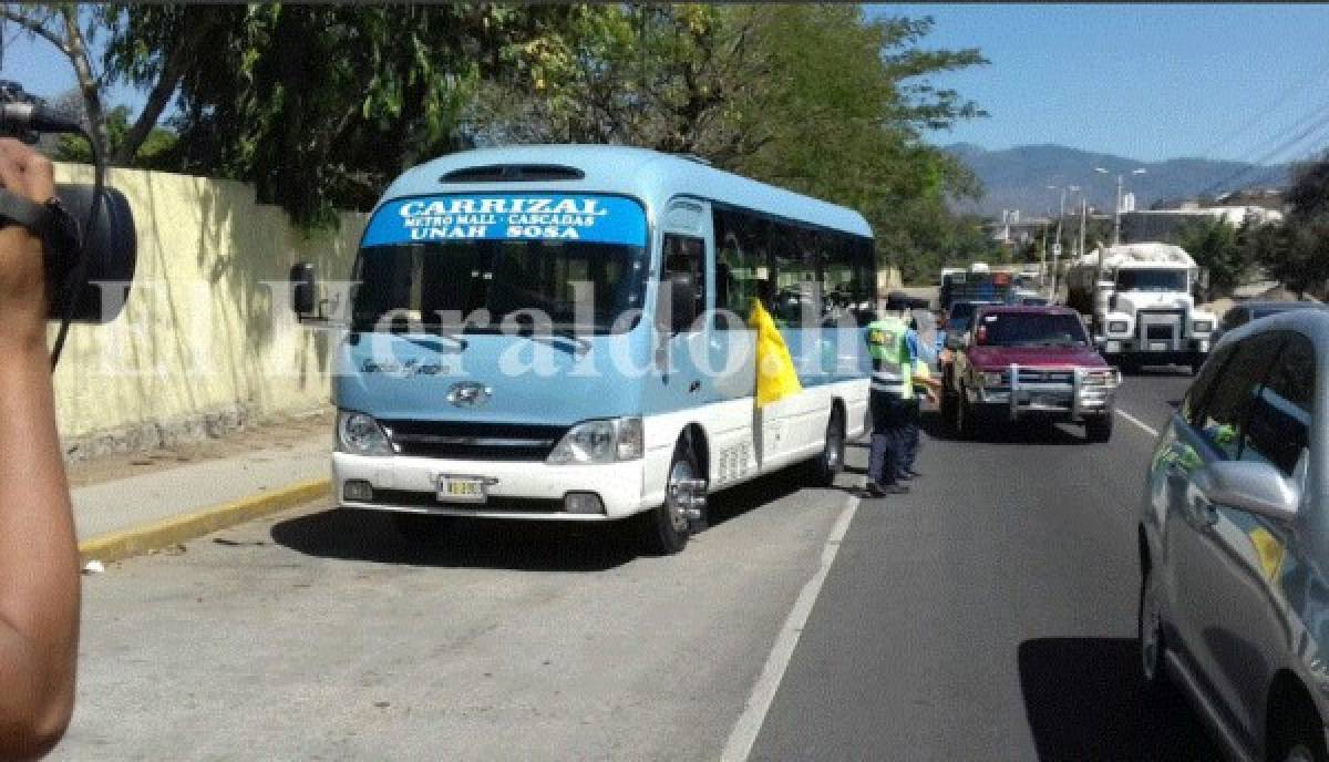 Matan a universitario tras asalto a bus en el bulevar Fuerzas Armadas de la capital de Honduras
