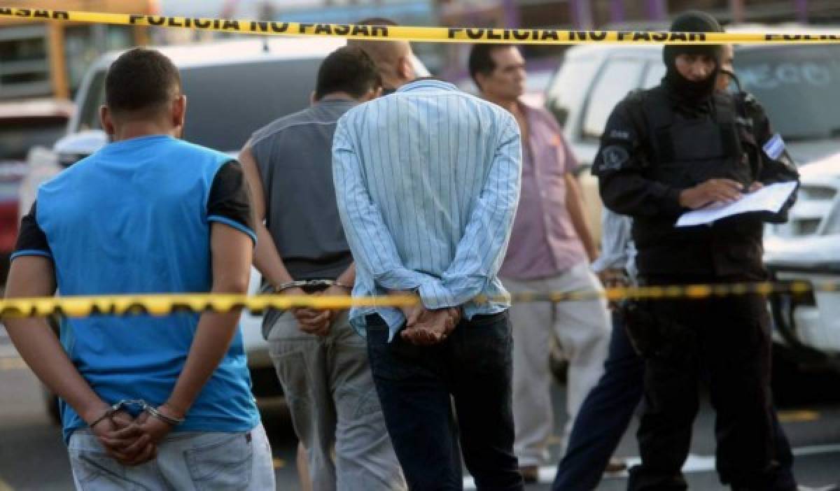 Policía salvadoreña detiene 262 pandilleros en marco de operación regional