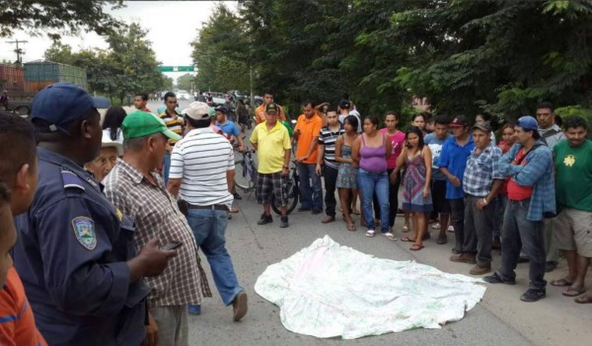 Dos niñas mueren atropelladas en norte de Honduras