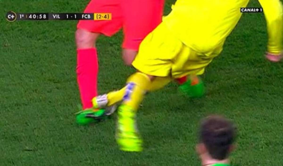 Busquets se lesiona en el tobillo durante el Villarreal-Barcelona