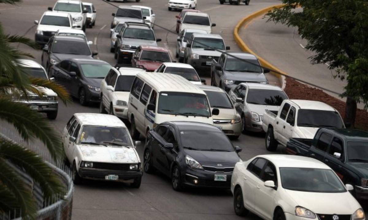 Tráfico vehicular aumentará en un 25% durante diciembre en la capital de Honduras