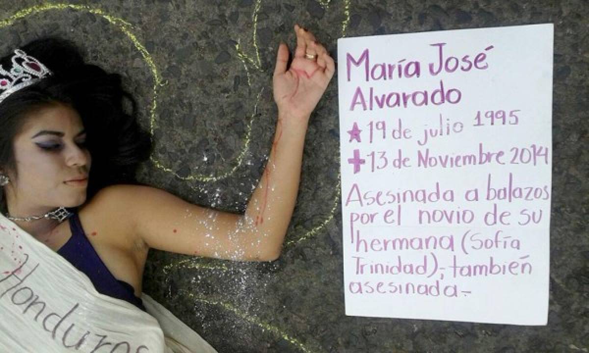 Protestan contra femicidios en Honduras