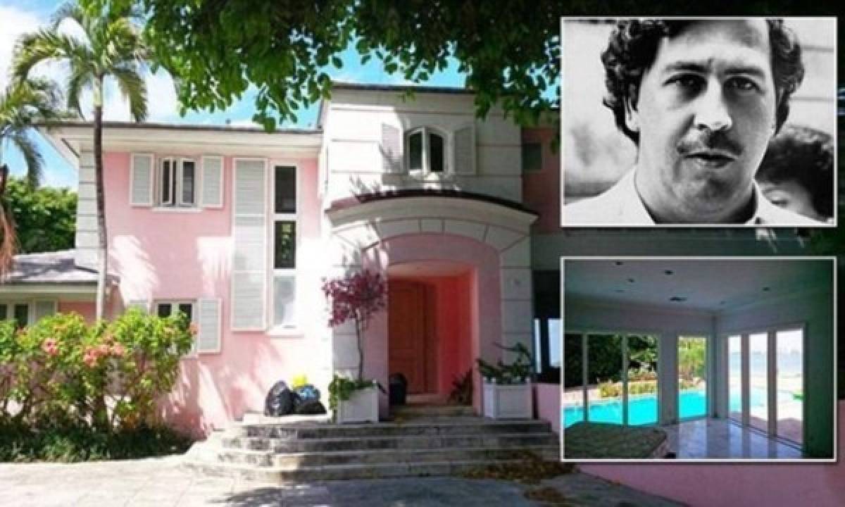 Roban la caja fuerte de la demolida casa de Pablo Escobar en Miami