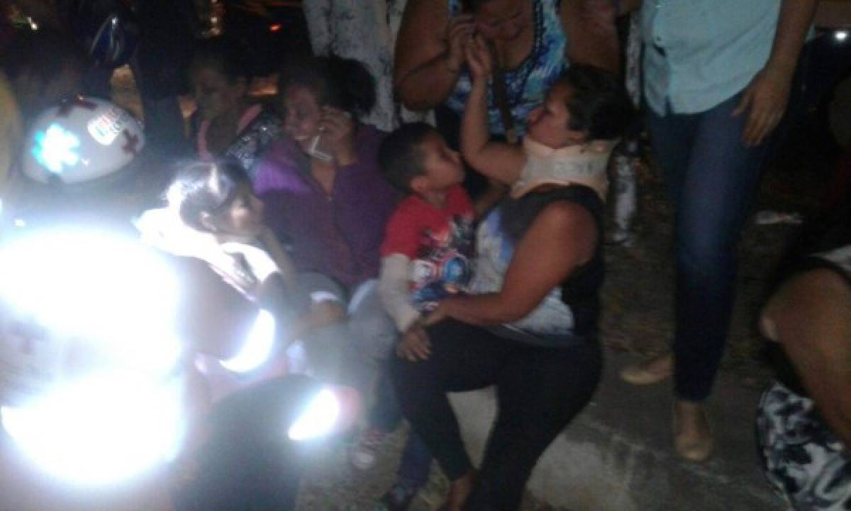Honduras: Un muerto y varios heridos tras colisión entre rapidito y camión en el bulevar FFAA
