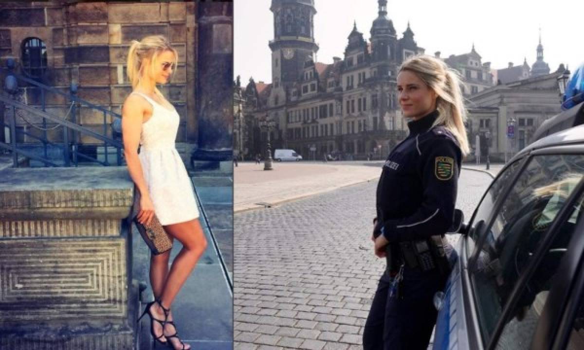 Sexy policía alemana enciende Instagram con sus fotos