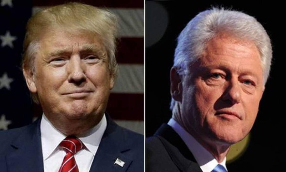 Trump ataca en Twitter al expresidente Bill Clinton