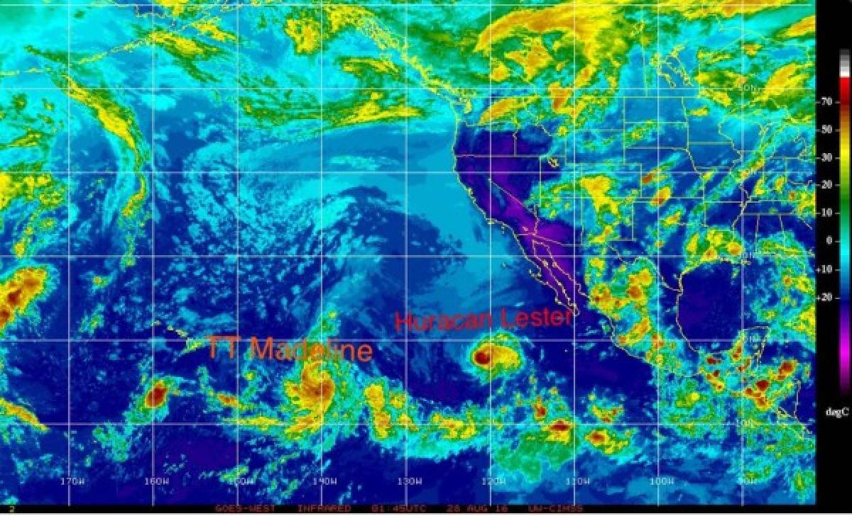 Madeline se convierte en huracán de categoria 4 en el Pacífico