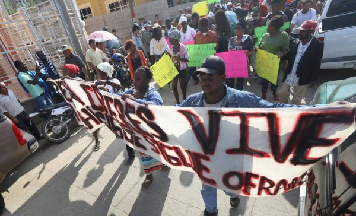 Garífunas protestan por la muerte de Berta Cáceres