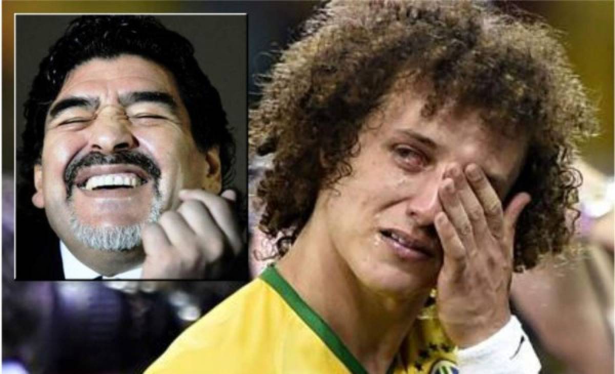 'Brasil decime que se 'siete'', cantó Maradona para burlarse del 7-1 alemán