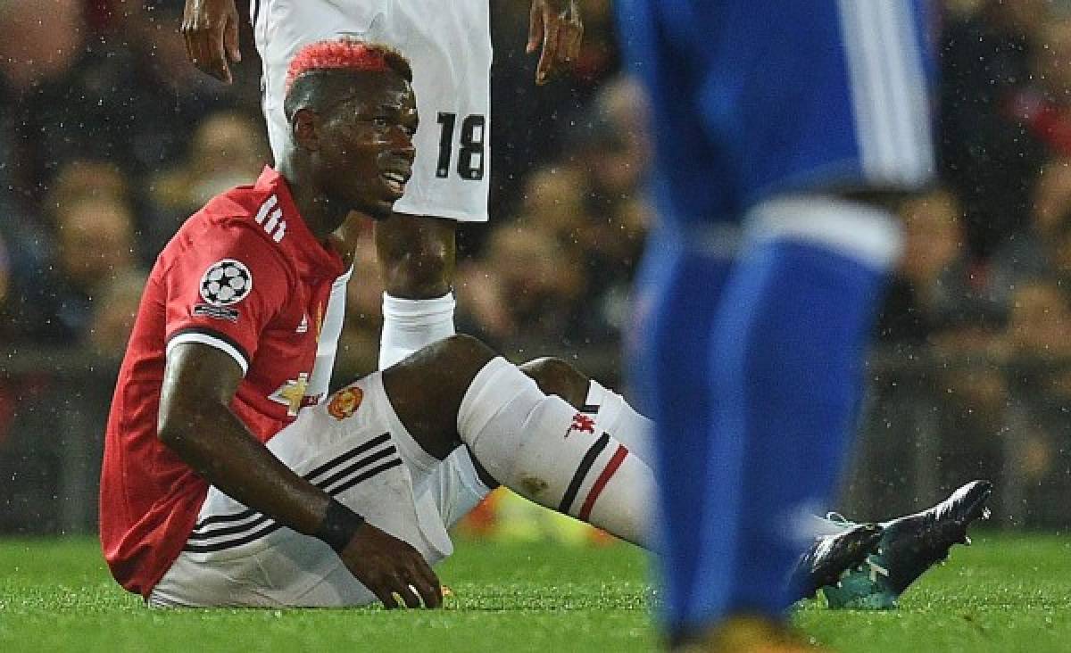 Pogba podría estar ausente 'varias semanas', según Mourinho