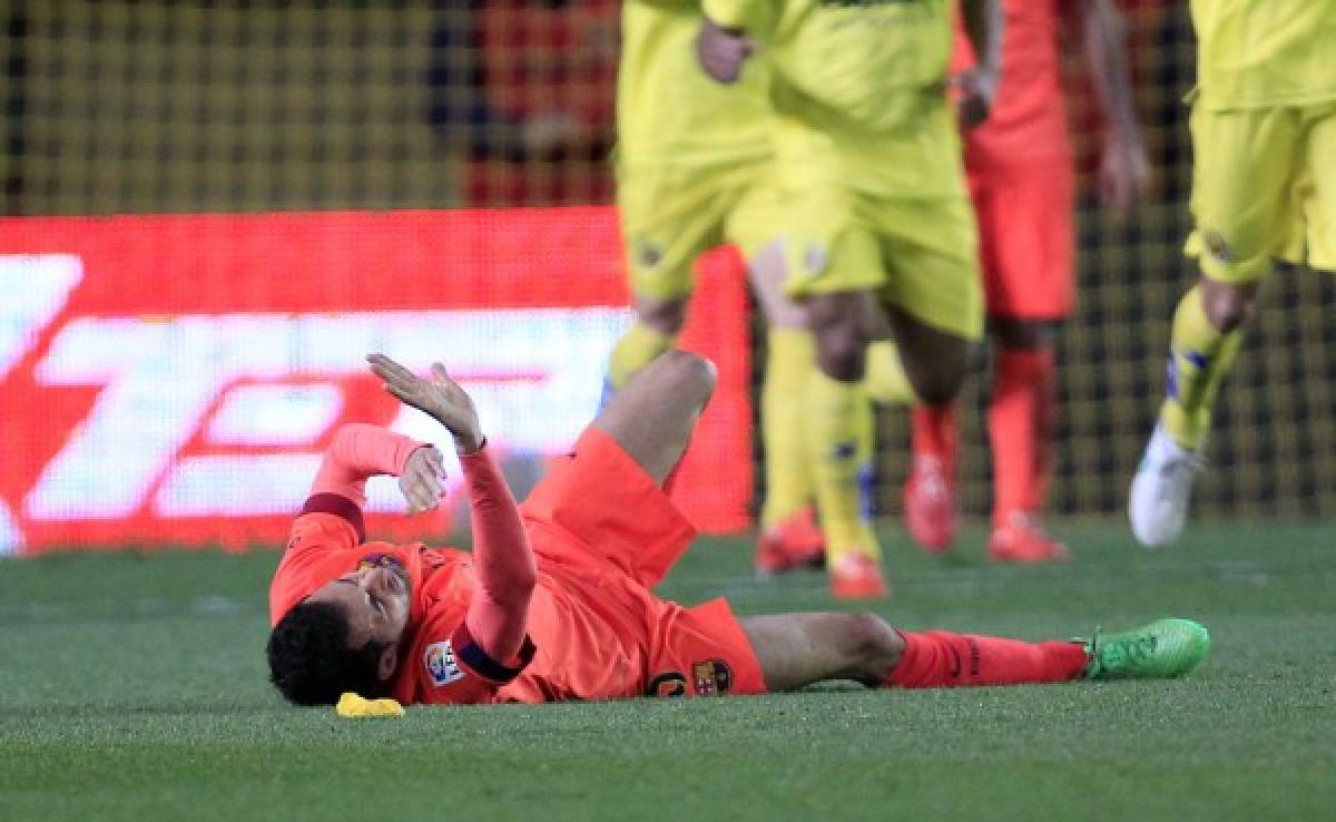 Busquets se lesiona en el tobillo durante el Villarreal-Barcelona