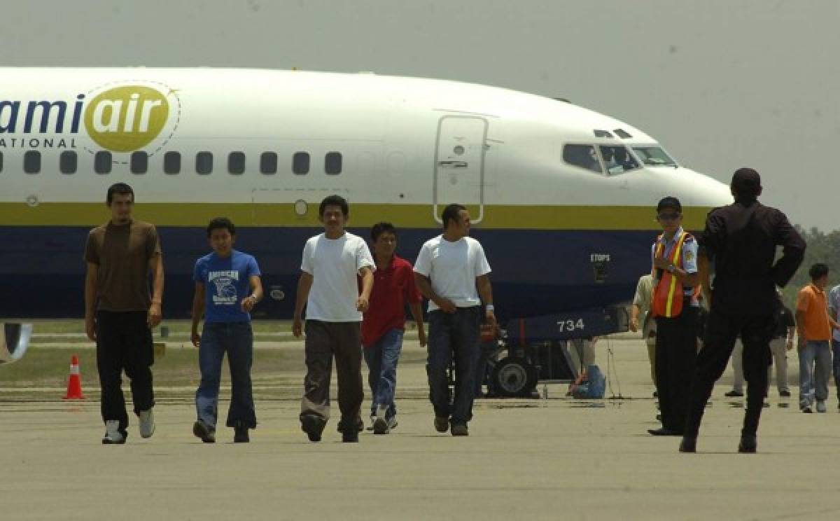 Al menos dos vuelos con deportados hondureños se registran en la era de Donald Trump, foto: Archivo EL HERALDO.