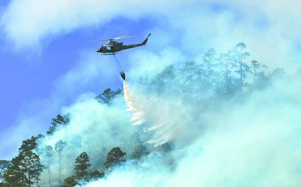 Incendios podrían agravar distribución del agua en la capital de Honduras