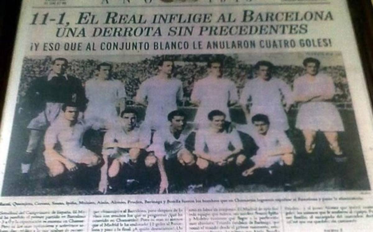 Así titularon los medios españoles la goleada del Real Madrid sobre el Barcelona.