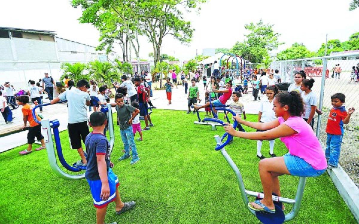 Más de 189 millones de lempiras se han destinado a parques recreativos