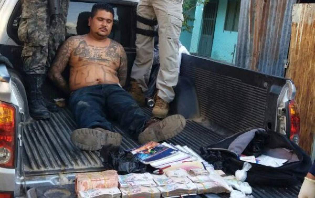 Capturan a pandilleros con más de medio millón de lempiras en San Pedro Sula
