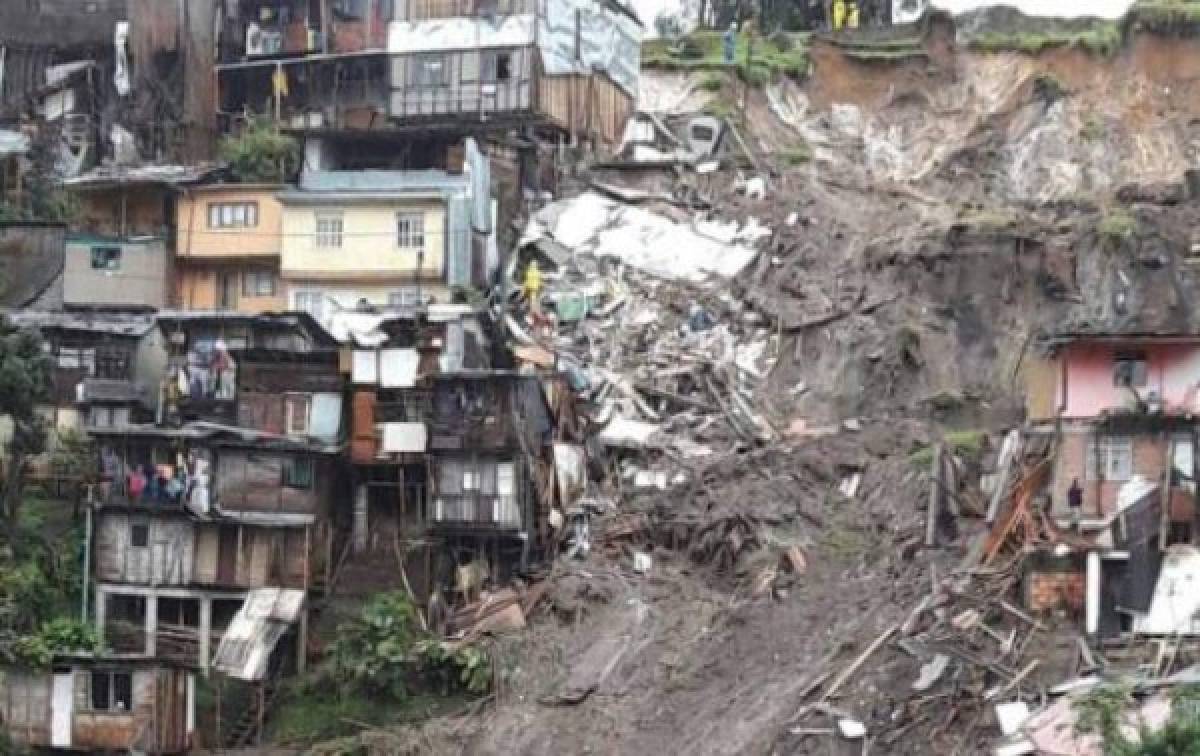 Al menos 11 muertos por fuertes lluvias en ciudad colombiana de Manizales   