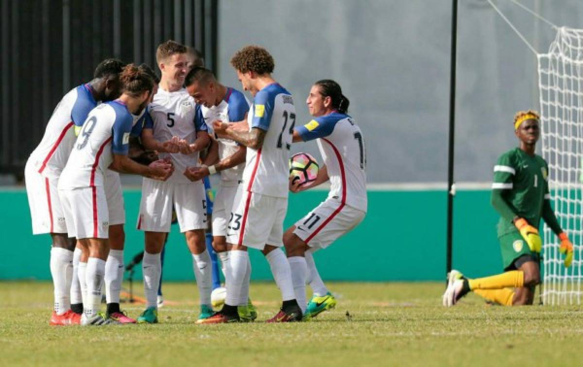 Estados Unidos goleó por 6 goles a San Vicente
