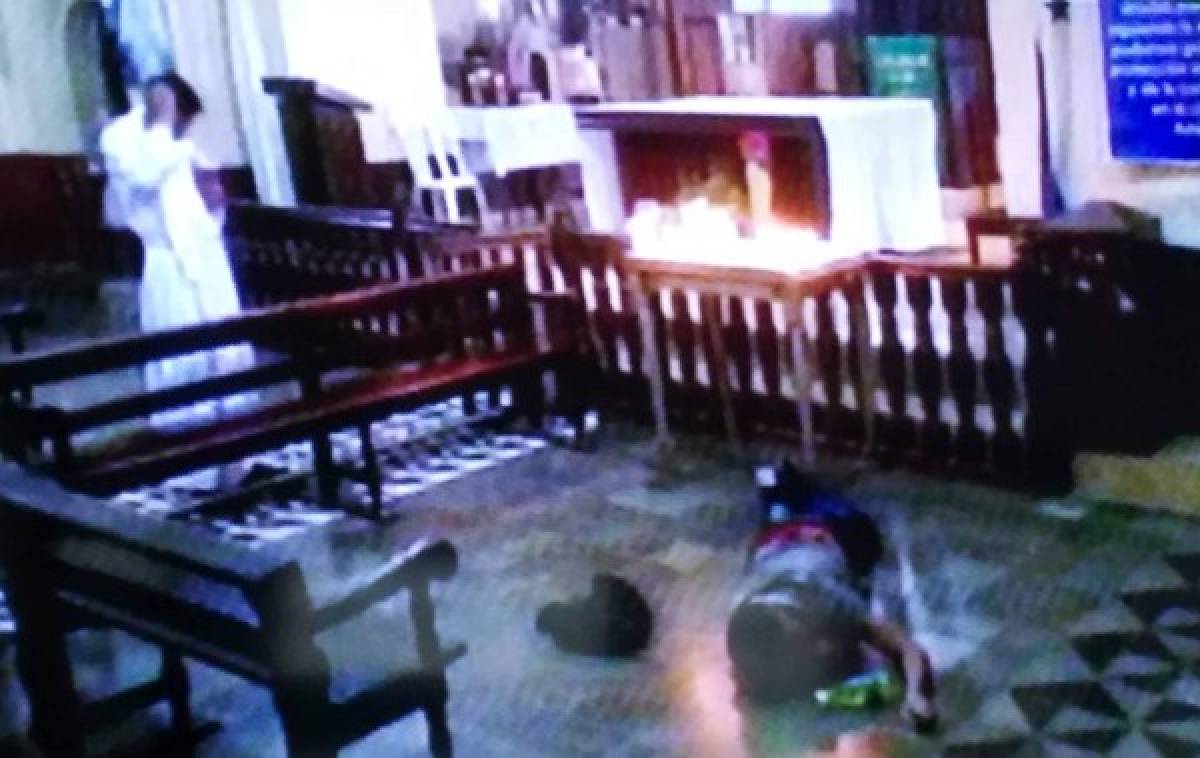 Feligrés muere cuando rezaba en catedral de Santa Rosa de Copán