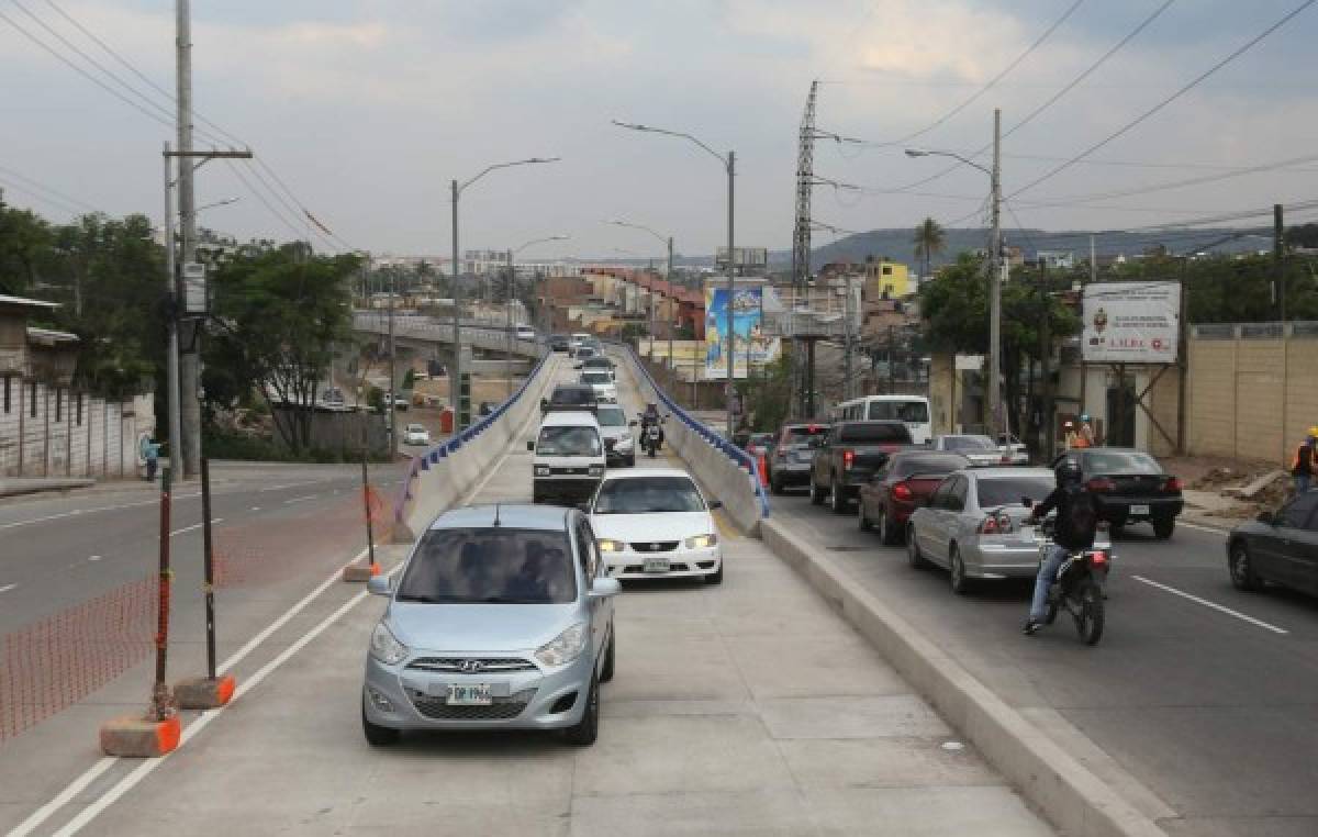 Habilitados dos nuevos túneles en Tegucigalpa