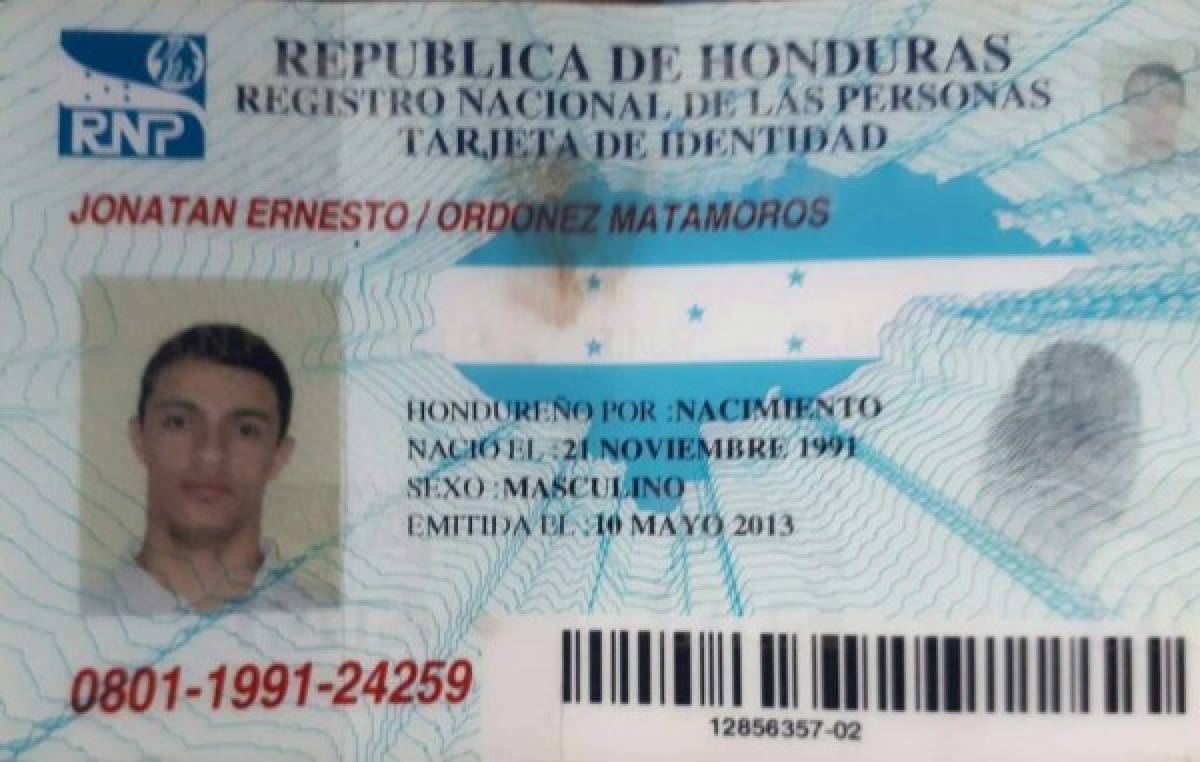 Jonathan Ernesto Ordóñez Matamoros es el joven que el ladrón asesinó por robarle la moto.