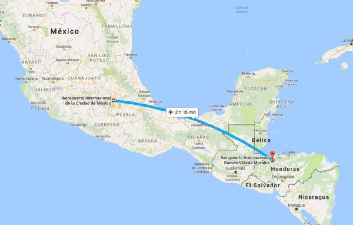Selección de Honduras viajará esta misma noche rumbo a México
