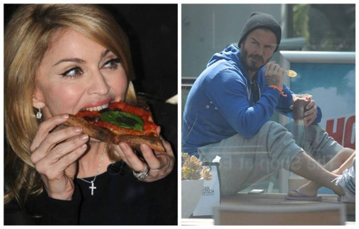 Famosos captados pecando con la comida (FOTOS)