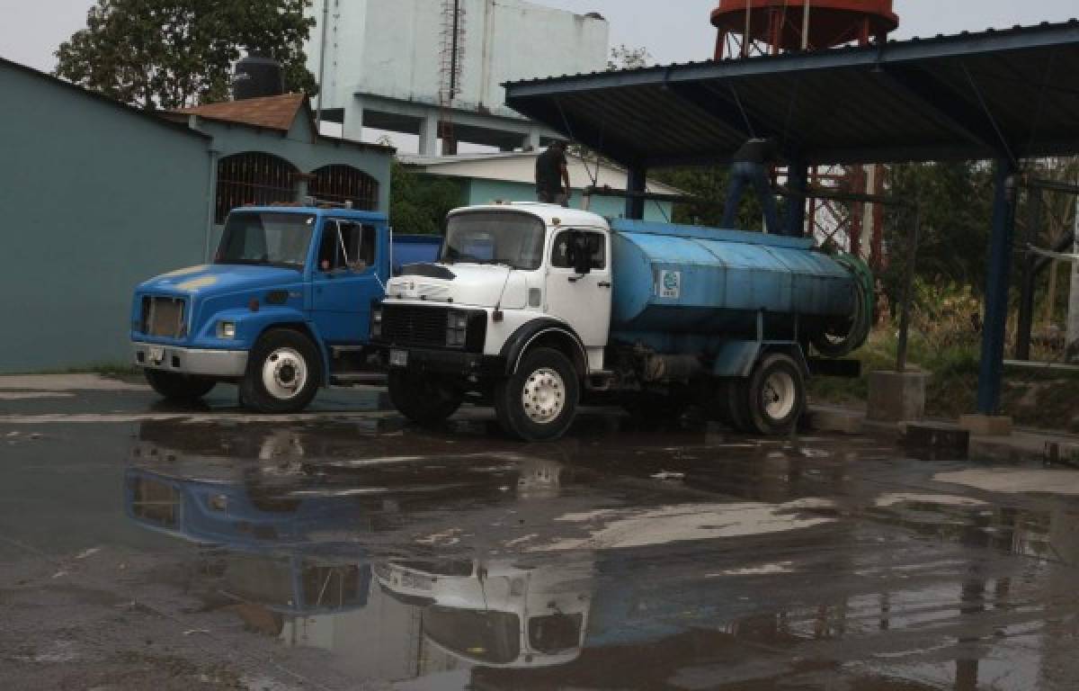 Siete colonias de la capital en crisis de agua