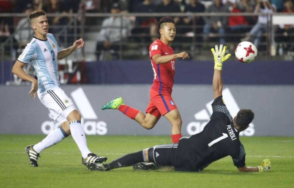 Argentina golea 5-0 a Guinea pero queda a expensas de otras llaves en Mundial sub-20 de Corea del Sur