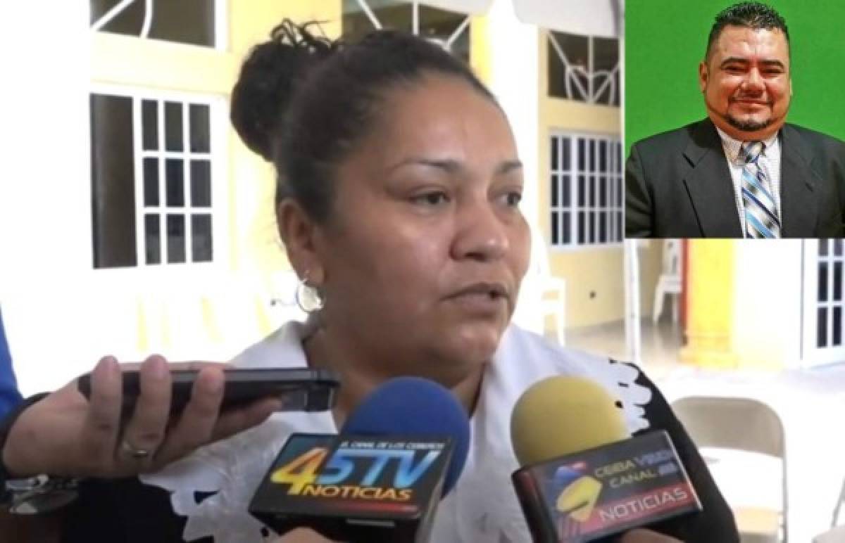Esposa del periodista Víctor Fúnez desmiente que su cuñada haya acusado al alcalde de La Ceiba del homicidio