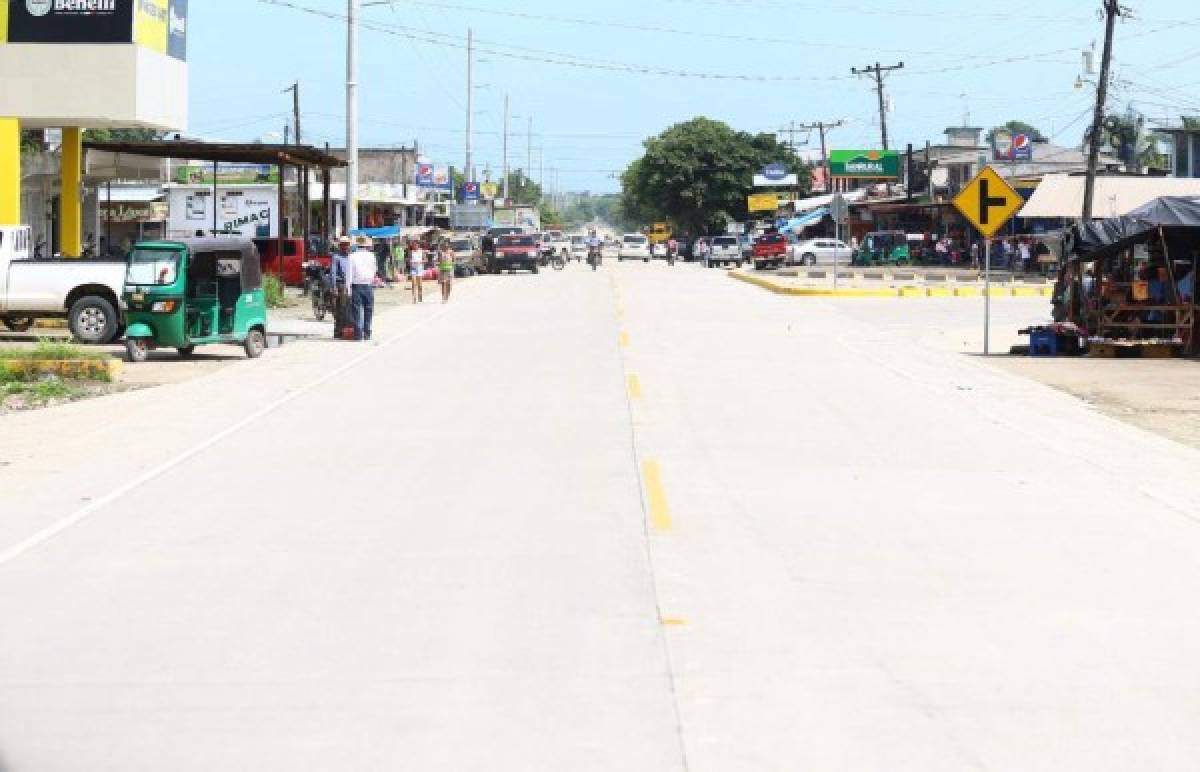 Inauguran carretera de 53.6 kilómetros del Corredor Agrícola que une Olancho y Colón