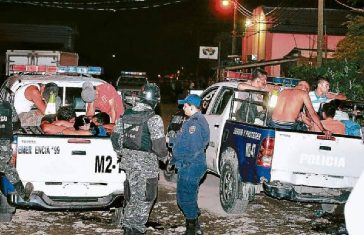 Seis muertos en enfrentamiento entre policías y pandilleros