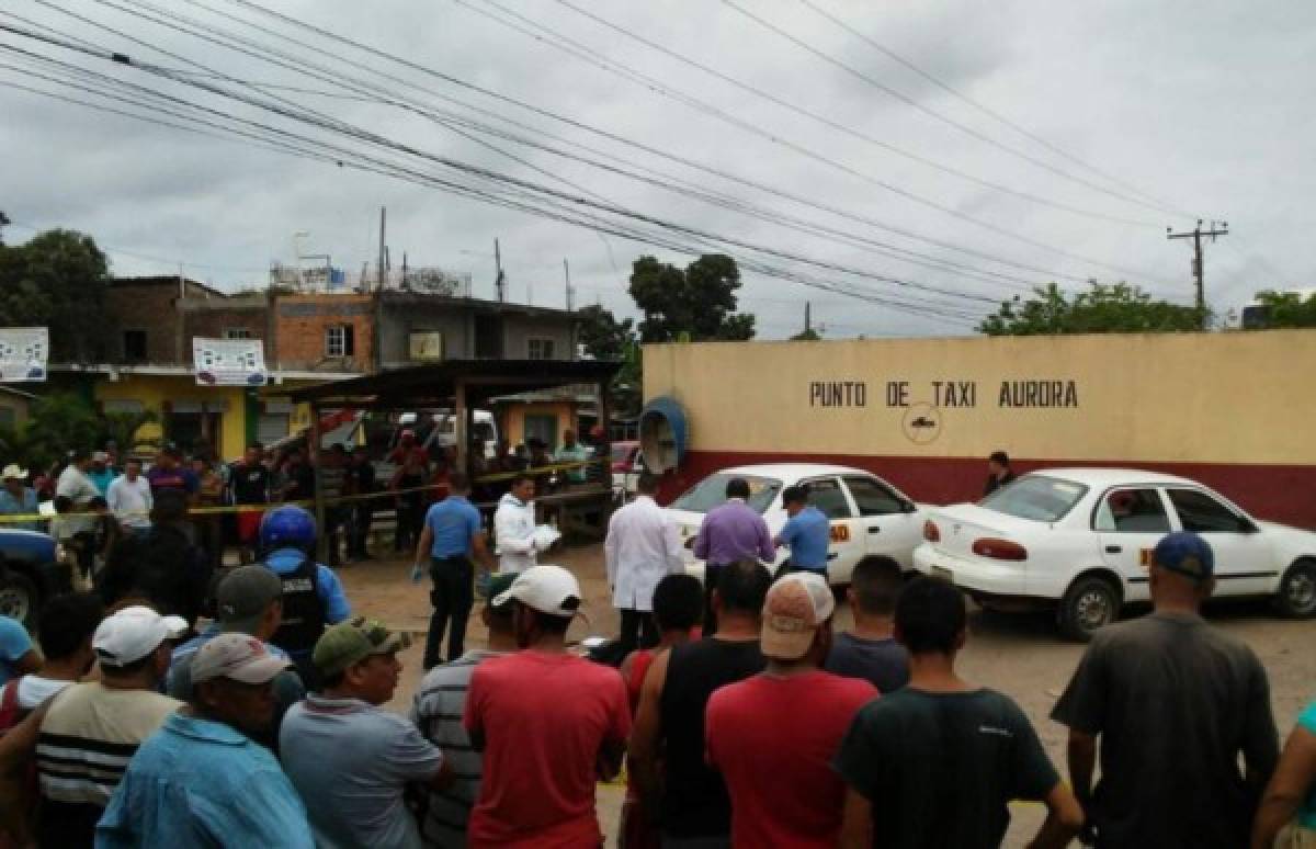 Corre la sangre en Olancho: Un taxista muerto y comerciante herido