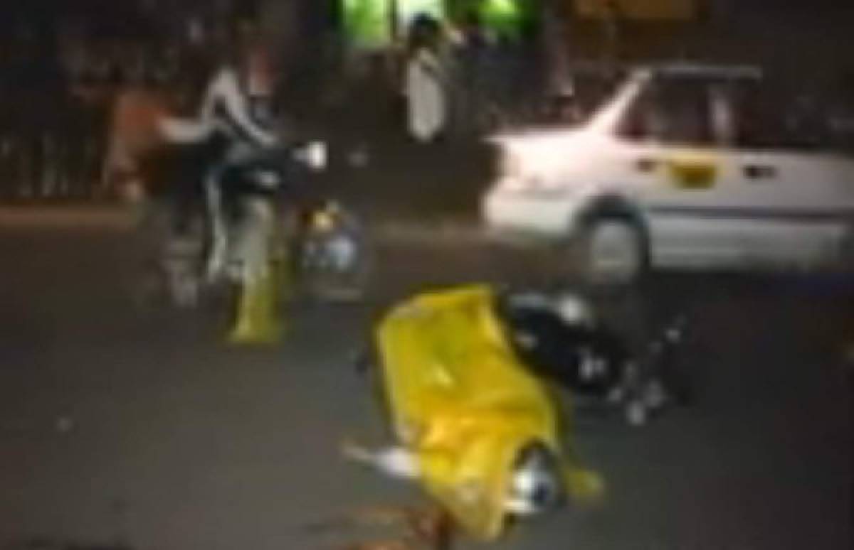 Motociclista muere atropellado en la capital de Honduras